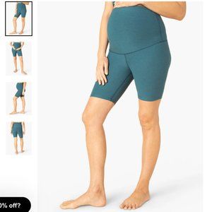 Beyond Yoga Spacedye Maternity Biker Short blue size L